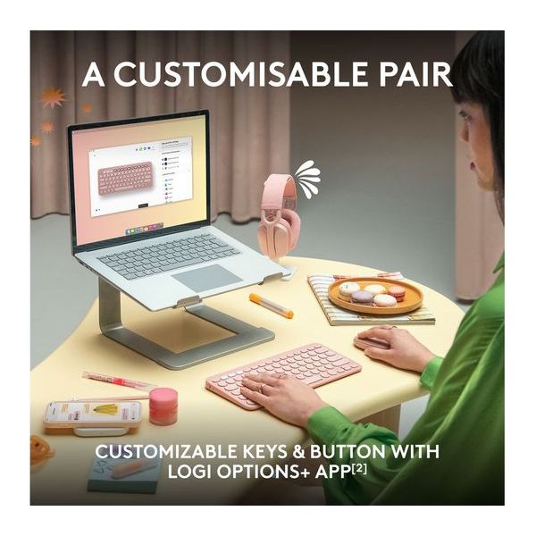 Buy Logitech,LOGITECH Pebble 2 MK380 Wireless Keyboard & Mouse Set - Offwhite - Gadcet UK | UK | London | Scotland | Wales| Near Me | Cheap | Pay In 3 | Computer Accessory Sets